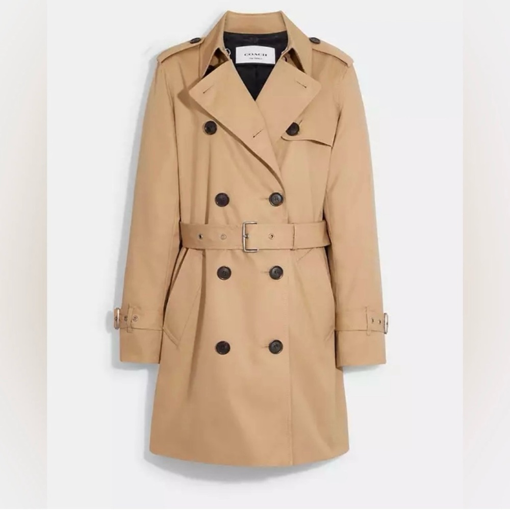 Coach Classic Tan Trench Coat